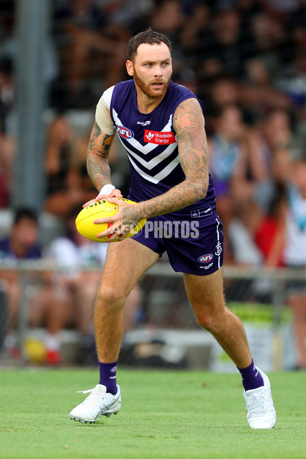 3 AFL Practice Match - Fremantle v Port Adelaide - A-879116