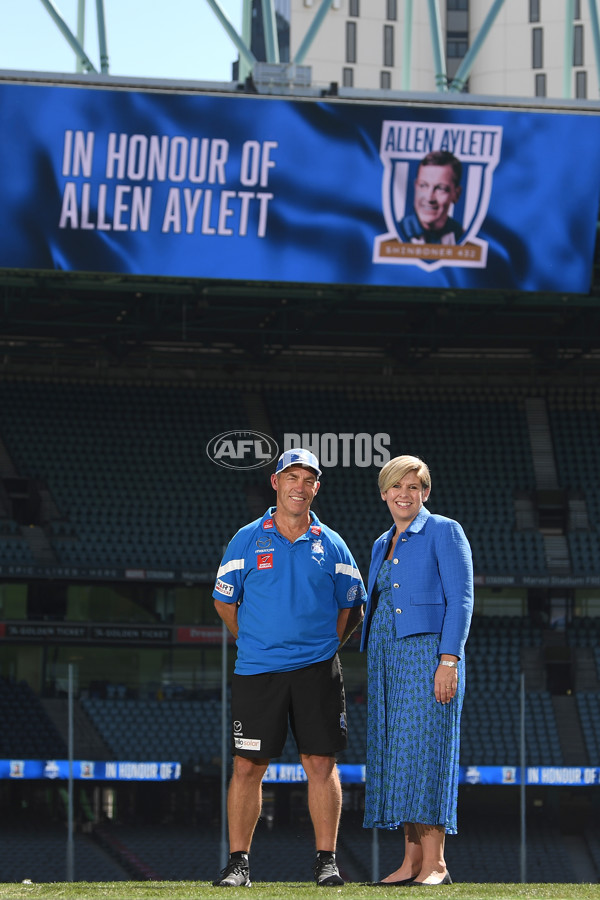 North Melbourne Kangaroos Marvel Stadium Media Opportunity - A-899932