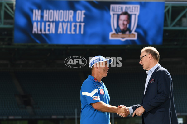 North Melbourne Kangaroos Marvel Stadium Media Opportunity - A-899936