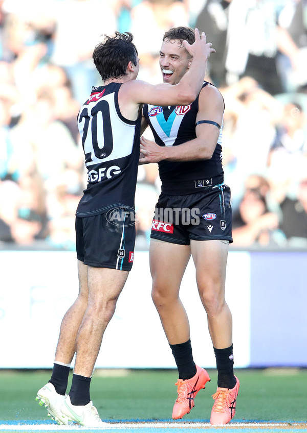 AFL Rd 1 - Port Adelaide v Brisbane - A-923773