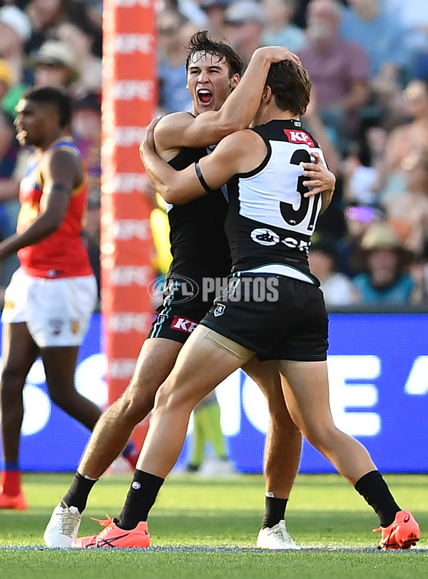 AFL Rd 1 - Port Adelaide v Brisbane - A-925397