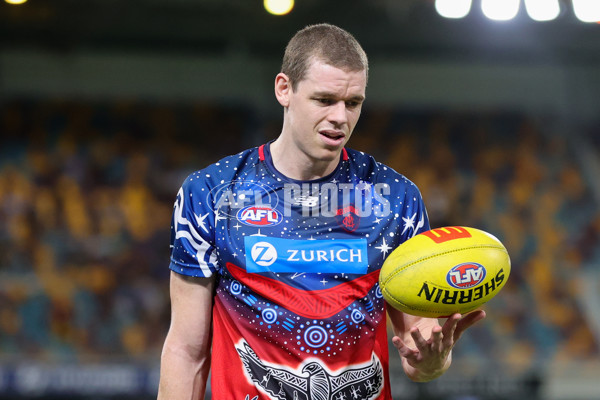 AFL Rd 2 - Brisbane v Melbourne - A-954117