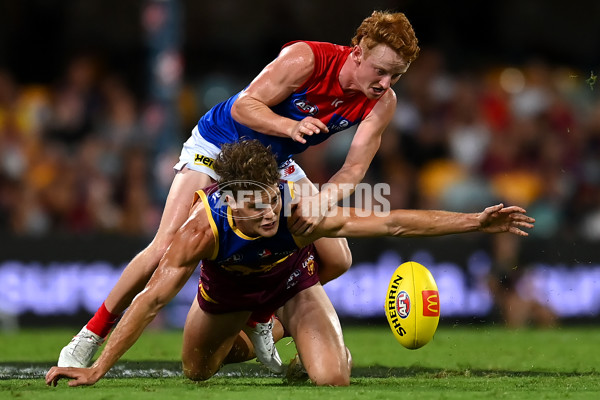 AFL Rd 2  - Brisbane v Melbourne - A-962447