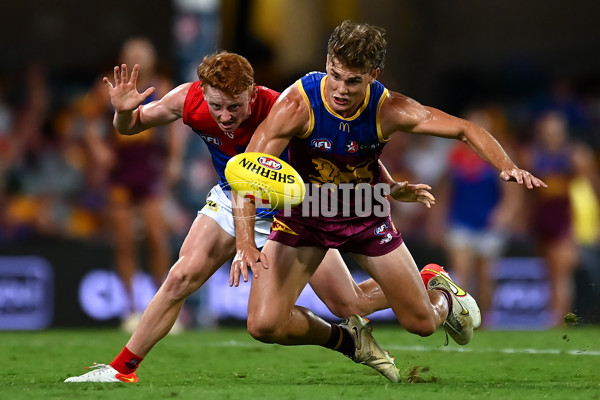 AFL Rd 2  - Brisbane v Melbourne - A-962448