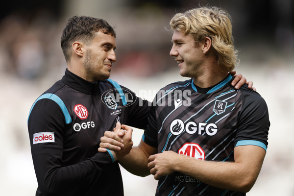 AFL Rd 2  - Collingwood v Port Adelaide - A-965318