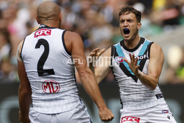AFL Rd 2  - Collingwood v Port Adelaide - A-968018